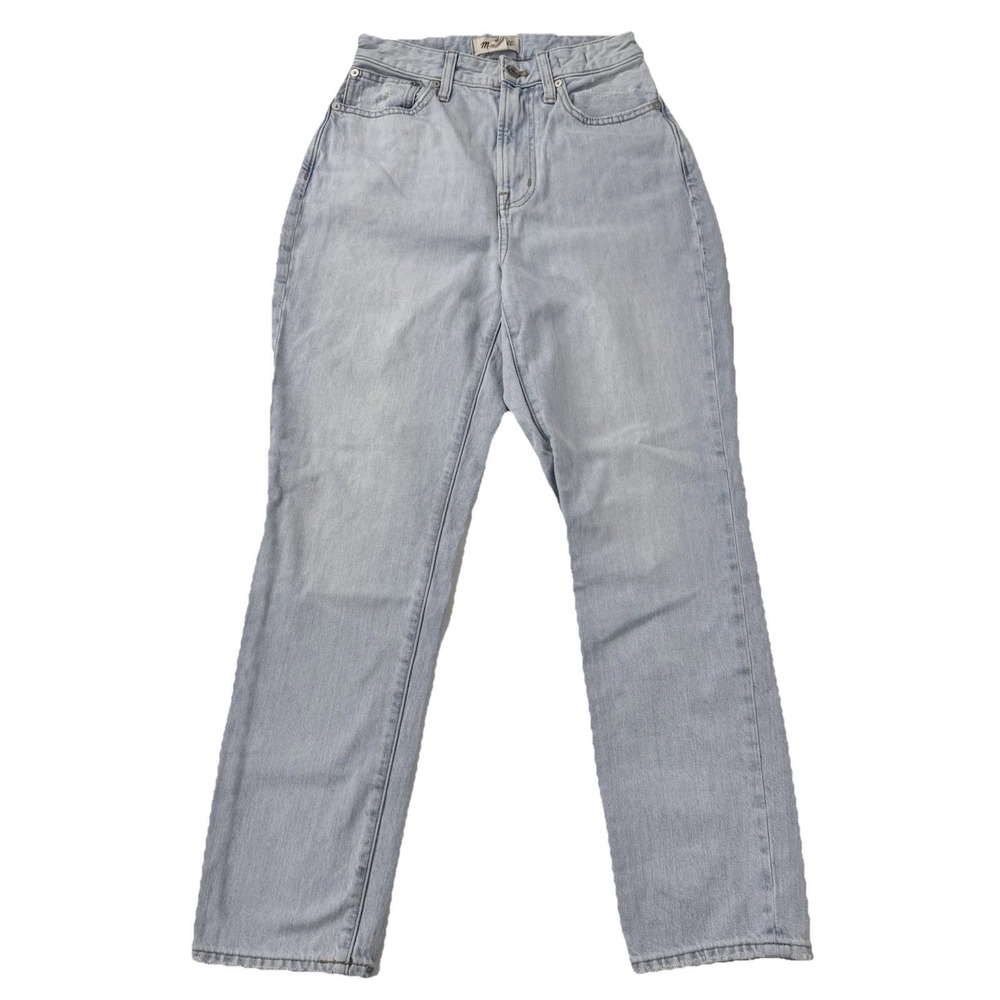 Madewell Curvy Perfect Vintage Jean Women 24 Light Wash High Rise Straight Denim